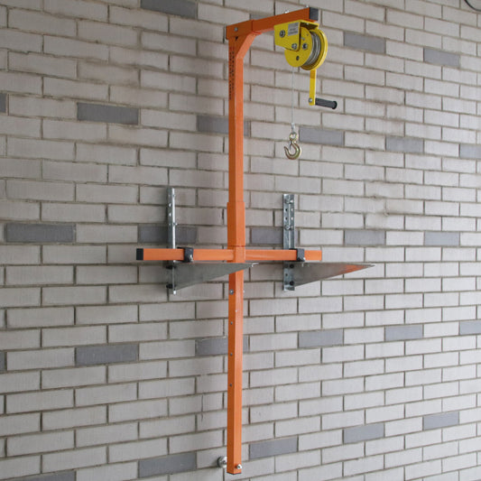 Air Conditioner Outdoor Unit Installation Small Crane Mounted Hanger Hand Crank Lifting Bracket Adjustable Tool Air Conditioner Hand Crane Detachable