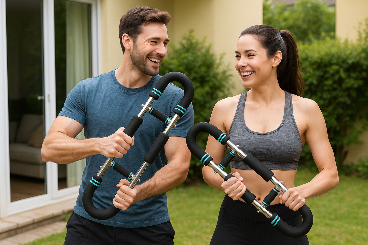 Twister Arm Trainer Bar | Adjustable Power Twister for Chest, Biceps & Shoulders | جهاز تمارين الصدر والذراع القابل للتعديل